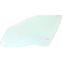 Front, Driver Side Door Glass, Green Tint, Without Clips, Replaces NAGS No. DD10920 GTNN