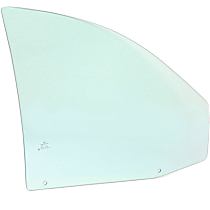 Front, Passenger Side Door Glass, Green Tint, Without Clips, 4-Door, Sedan/4-Door, Wagon, Replaces NAGS No. DD08853 GTNN