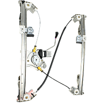Rear, Driver Side Window Regulator, Power