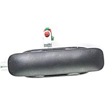 Rear - Side Sliding Door Smooth Black Exterior Door Handle, Without Key Hole