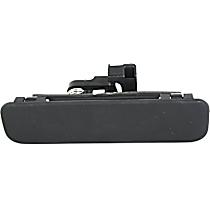 Rear, Driver or Passenger Side Smooth Black Exterior Door Handle, Without Key Hole