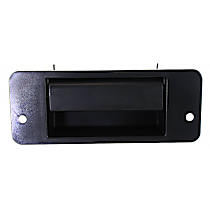 Rear, Driver or Passenger Side Textured Black Exterior Door Handle, Without Key Hole