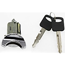 Ignition Lock Cylinder - Chrome, with Keys