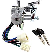 Ignition Lock Cylinder - 2 connectors, 8 Terminals, Male and Female Terminals, Blade Terminal Type, With Lock Cylinders and Keys