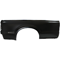Rear, Passenger Side Truck Bedside Panel, Primed, Outer Panel, with Tail Light Provision, 8 Ft. Bed (Long Bed), For Models With Single Rear Wheels
