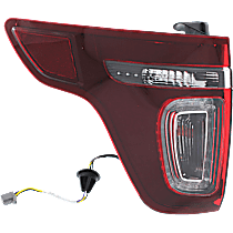 Driver Side Halogen Tail Light, With bulb(s), OE Replacement