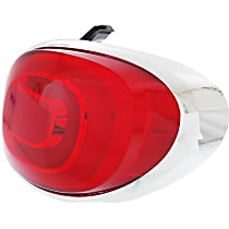 Passenger Side Tail Light, With bulb(s), Halogen, Red Lens