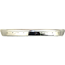 Rear Bumper, Chrome, With Molding Holes, With Pad Holes, Without Mounting Brackets