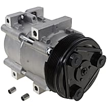 A/C Compressor, With Clutch, 6-Groove Pulley, 6 Cyl. Engine