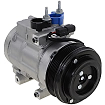 A/C Compressor, With Clutch, 6-Groove Pulley, 4.0L Engine, With Rear Air