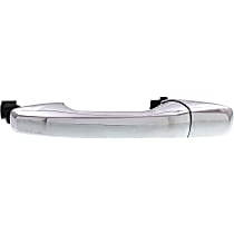 Front Or Rear, Passenger Side, Or Rear, Driver Side Exterior Door Handle, Chrome, Without Key Hole
