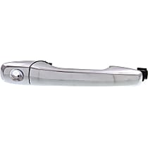 Front, Driver Side Exterior Door Handle, Chrome, With Key Hole