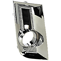 Front, Passenger Side Fog Light Trim, Chrome