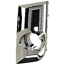 Front, Driver Side Fog Light Trim, Chrome