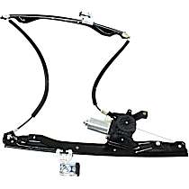 Front, Driver Side Window Regulator, Power