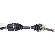 Front, Driver Side Axle Assembly, Four Wheel Drive, With High Wider Package (Zr2), 4.3L 6Cyl, New, 4WD