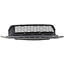 Front Bumper Grille, Textured Gray, Sedan, EX/EX-L/LX/Sport Models, without Adaptive Cruise Control