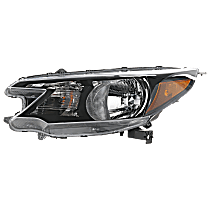 Driver Side Headlight, with Bulb, Halogen, Clear Lens, 4 Cyl., 2.4L Engine