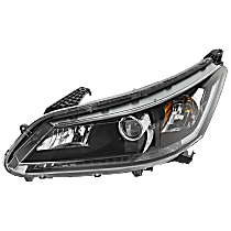Driver Side Headlight, With bulb(s), Halogen, Sedan, With 4 Cylinder Engine