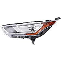 Driver Side Halogen Headlight, With bulb(s), Sedan, OE Replacement