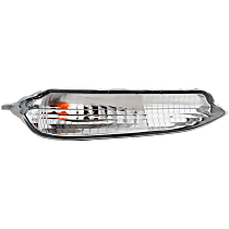 Front, Driver Side Turn Signal Light, With bulb(s)