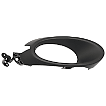 Front, Passenger Side Fog Light Trim, Coupe, Textured Black