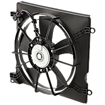OE Replacement Driver Side Radiator Fan, Single fan