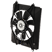 A/C Condenser Fan Passenger Side, 4 Cyl 2.4L, Single fan