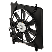 OE Replacement Passenger Side A/C Condenser Fan, Single fan