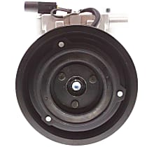 A/C Compressor, With Clutch, 4-Groove Pulley