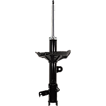 Front, Driver Side Bare Strut, FWD, Front Wheel Drive, For Models Without Run Flat Tires