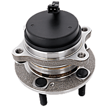 Rear, Driver or Passenger Side Wheel Hub, With Bearing, 5 x 4.5 in. Bolt Pattern