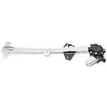 Front, Passenger Side Power Window Regulator, With Motor