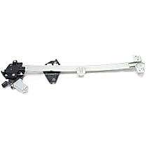 Front, Driver Side Power Window Regulator, With Motor