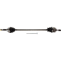 Front, Passenger Side Axle Assembly, Non-ABS, New, 2.0L 4Cyl Automatic, Transaxle