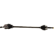 Front, Passenger Side Axle Assembly, 4-Wheel ABS, Automatic Transmissions