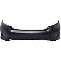 Rear Primed Bumper Cover, Sedan, North America Built Vehicle, CAPA Certified