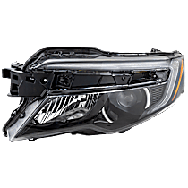 Driver Side Halogen Headlight, With bulb(s), OE Replacement, CAPA Certified