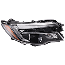 Passenger Side Halogen Headlight, With bulb(s), Without LED Daytime Running Lamps, OE Replacement