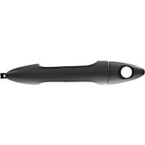 Front, Driver Side Primed Exterior Door Handle, With Key Hole