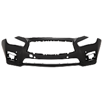 Front Primed Bumper Cover, Sport Model, With Parking Aid Sensor Holes