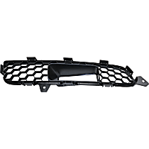 Front, Driver Side Bumper Grille, Textured Black
