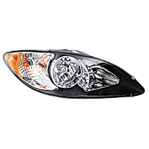 Passenger Side Headlight, with Bulb, Halogen, Clear Lens