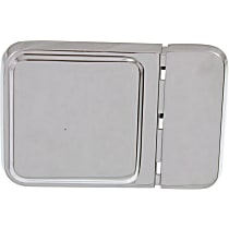 Front, Driver Or Passenger Side Exterior Door Handle, Chrome, Without Key Hole