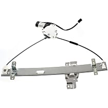 Front, Driver Side Power Window Regulator, With Motor