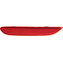 Rear, Driver Side Bumper Reflector,, CAPA Certified