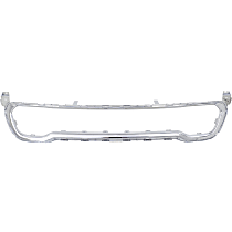 Front, Driver or Passenger Side Bumper Trim, Chrome, CAPA CERTIFIED