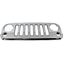 Grille Assembly, Chrome Shell and Insert