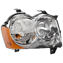 Passenger Side Headlight, With bulb(s), Halogen, Laredo/Limited/North Edition Model