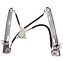 Front, Passenger Side Power Window Regulator, Without Motor